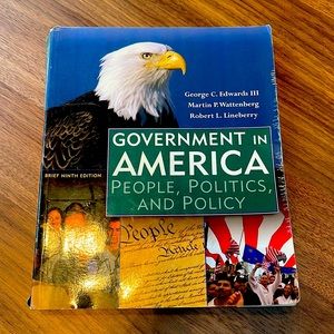 Government in America 9th edition textbook